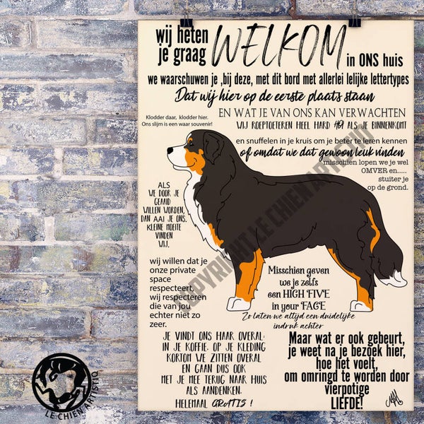 Berner Sennenhond ! WELKOM !