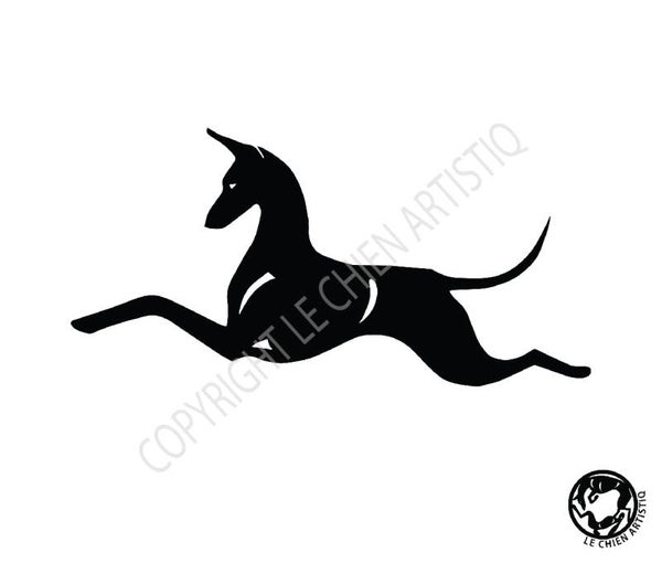 Cirneco Dell'Etna ! vinyl sticker