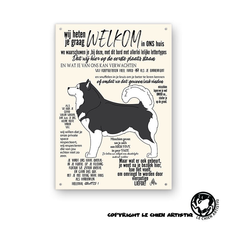 ! WELKOM ! van JOUW eigen hond ( en ) ! CUSTOM !