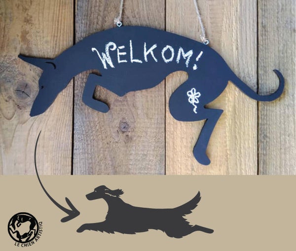 Ierse Setter ! Design Krijtbord! 