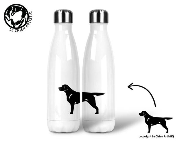 Labrador Retriever ! silhouet ! thermosfles 500ml