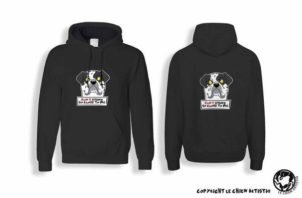 Old English Bulldogge / Bulldog ! ANGRY DOGS Hoodie, TWEE kleurslagen!