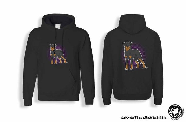 Beauceron  ! Comic style Hoodie ! Beide kleurslagen !