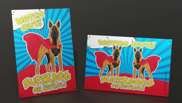 Mechelse Herdershond / Mechelaar ! SUPERHOND! waakbord
