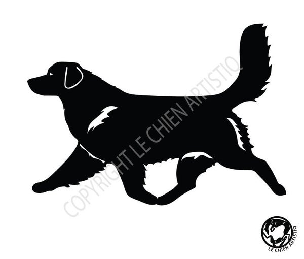 Nova Scotia Duck Tolling Retriever ! Dravend ! vinyl sticker