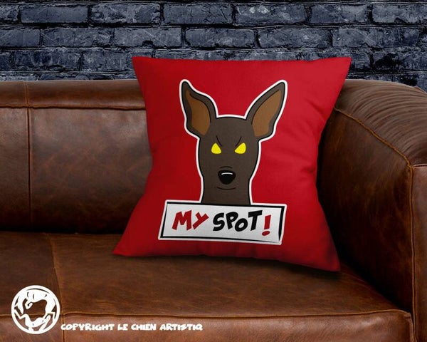 Peruaanse Naakthond ! Angry Dogs kussen !