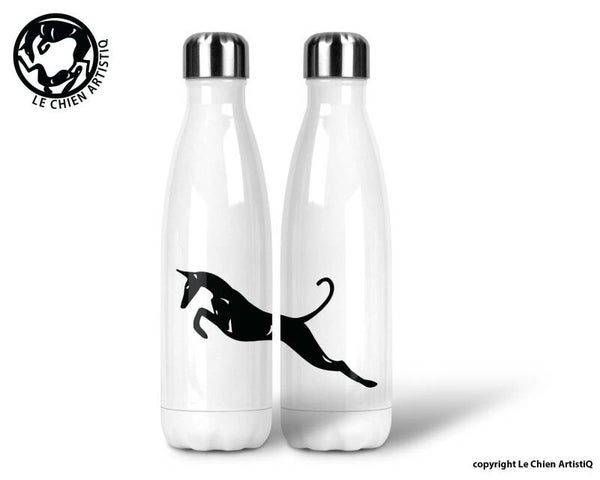 Podenco Ibicenco gladharig ! silhouet ! thermosfles 500ml