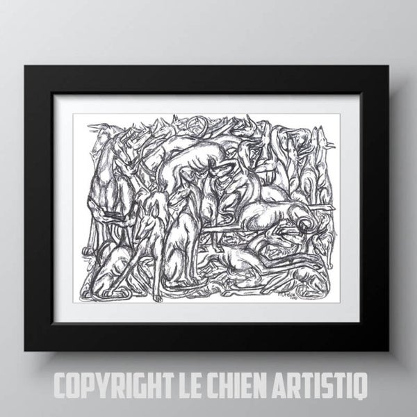 Podenco Ibicenco print