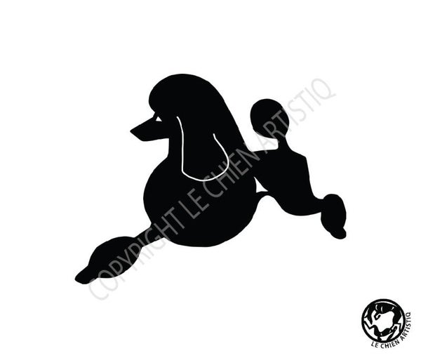 Poedel ! vinyl sticker