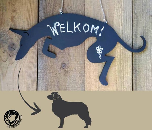 Friese Stabij / Stabyhoun ! Design Krijtbord!