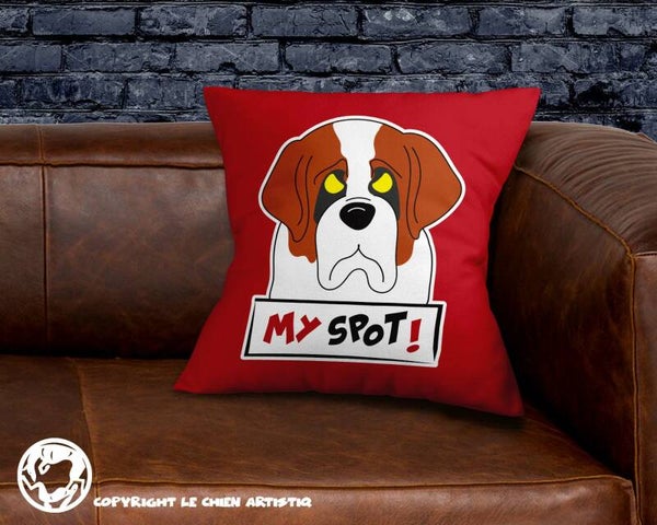 Sint Bernard kortharig ! Angry Dogs kussen !