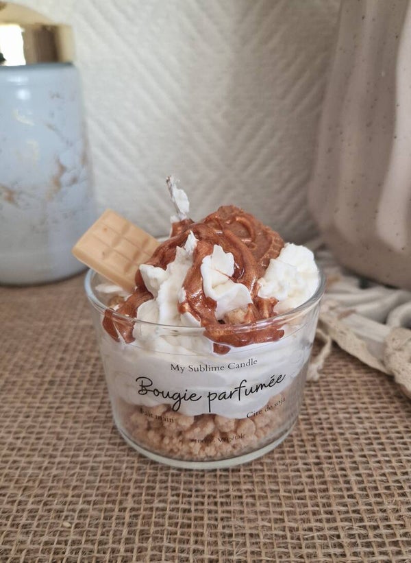 Bougie gourmandes caramel beurre salé