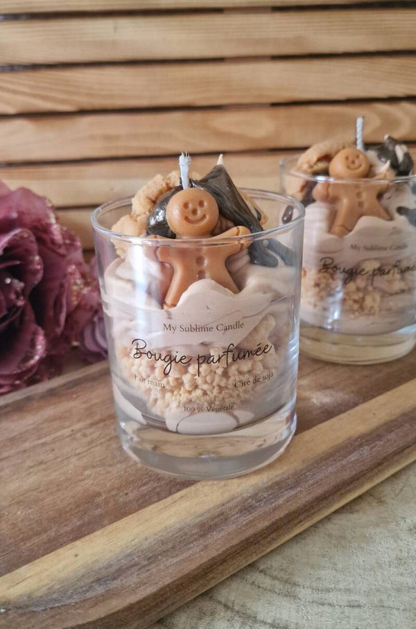 Bougie gourmande senteur Caramel beurre salé