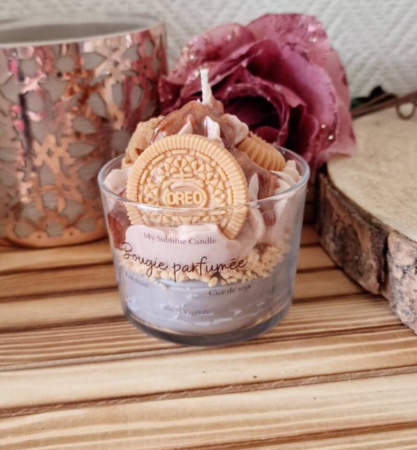 Bougie gourmande senteur galette des rois