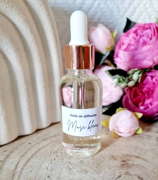 Huile de diffusion 30 ml musc blanc