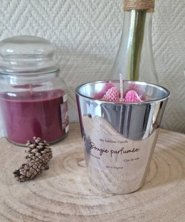 🌸 Bougie senteur pink sugar ( sucre rose )