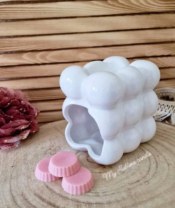 Brule parfum bubble minimalist blanc