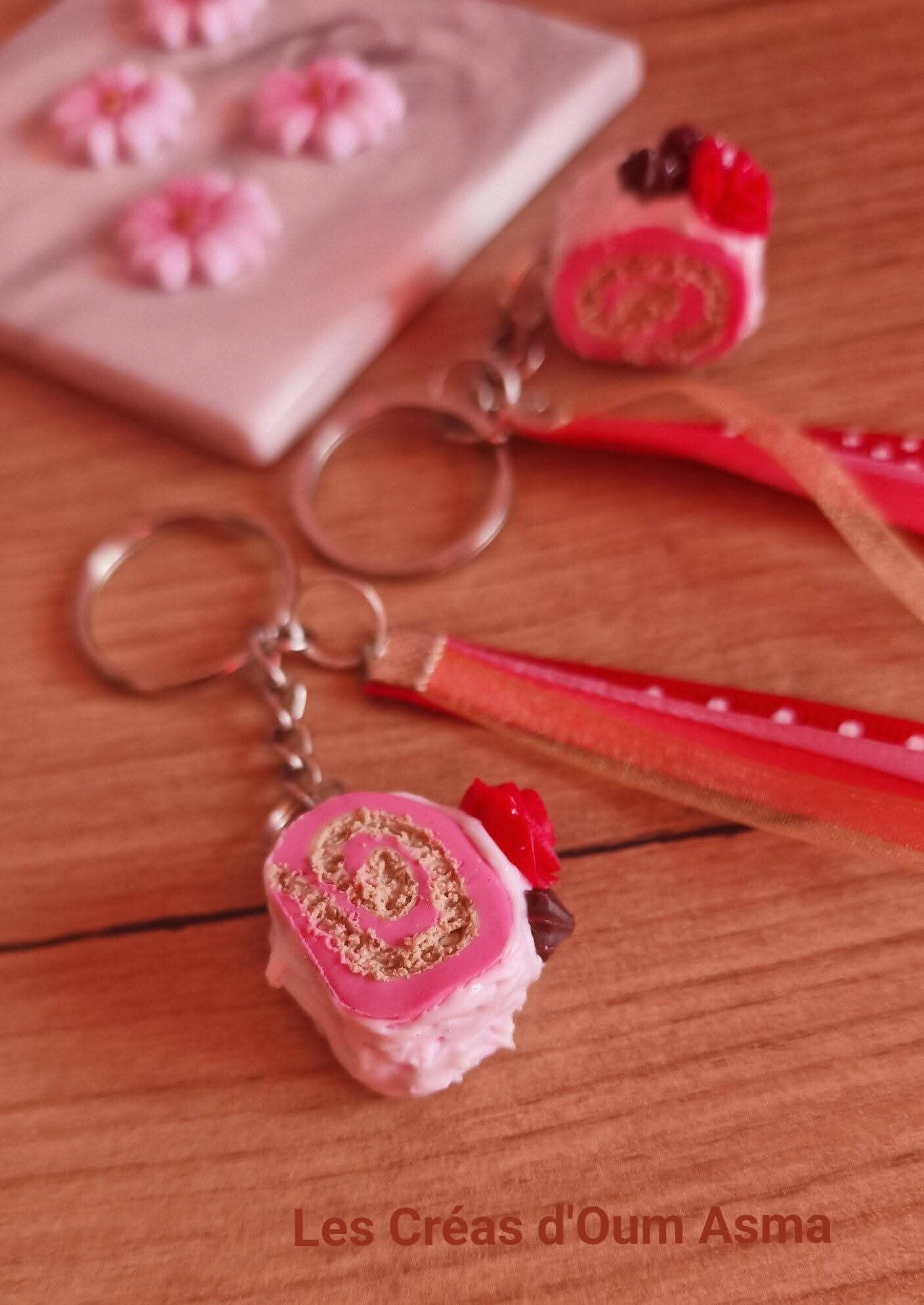 Petit morceaux de bûche à la fraise 🍓