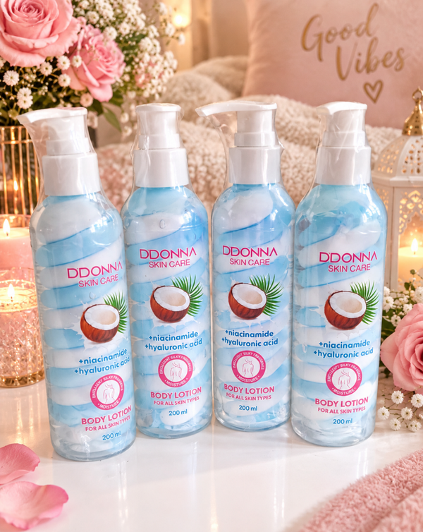 Lotion body Skin care à la noix de coco 🥥 et Acide hyaluronique