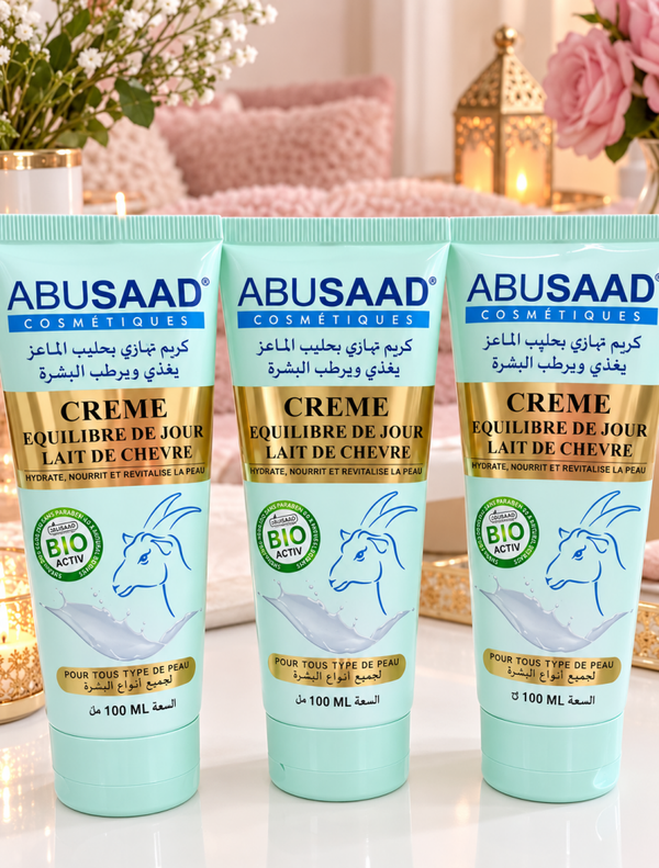 🐐 Crème de jour au lait de chèvre Abu Saad cosmétiques 🐐