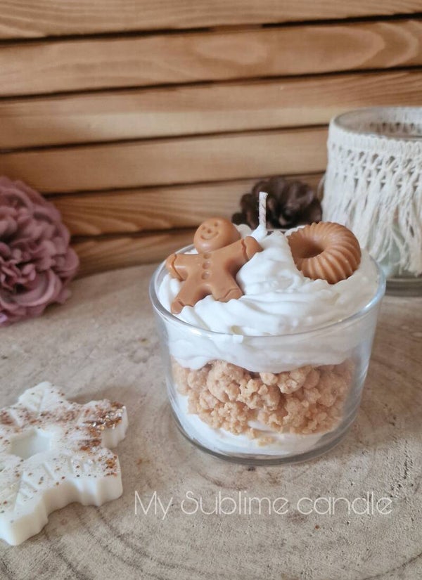 Bougie gourmande moyenne senteur Barbe à papa