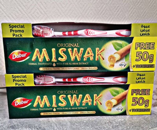 Dentifrice Siwak 120 + 50 gr + brosse à dent offerte