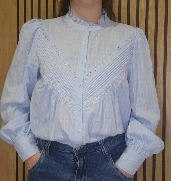 Chemise bleue ciel