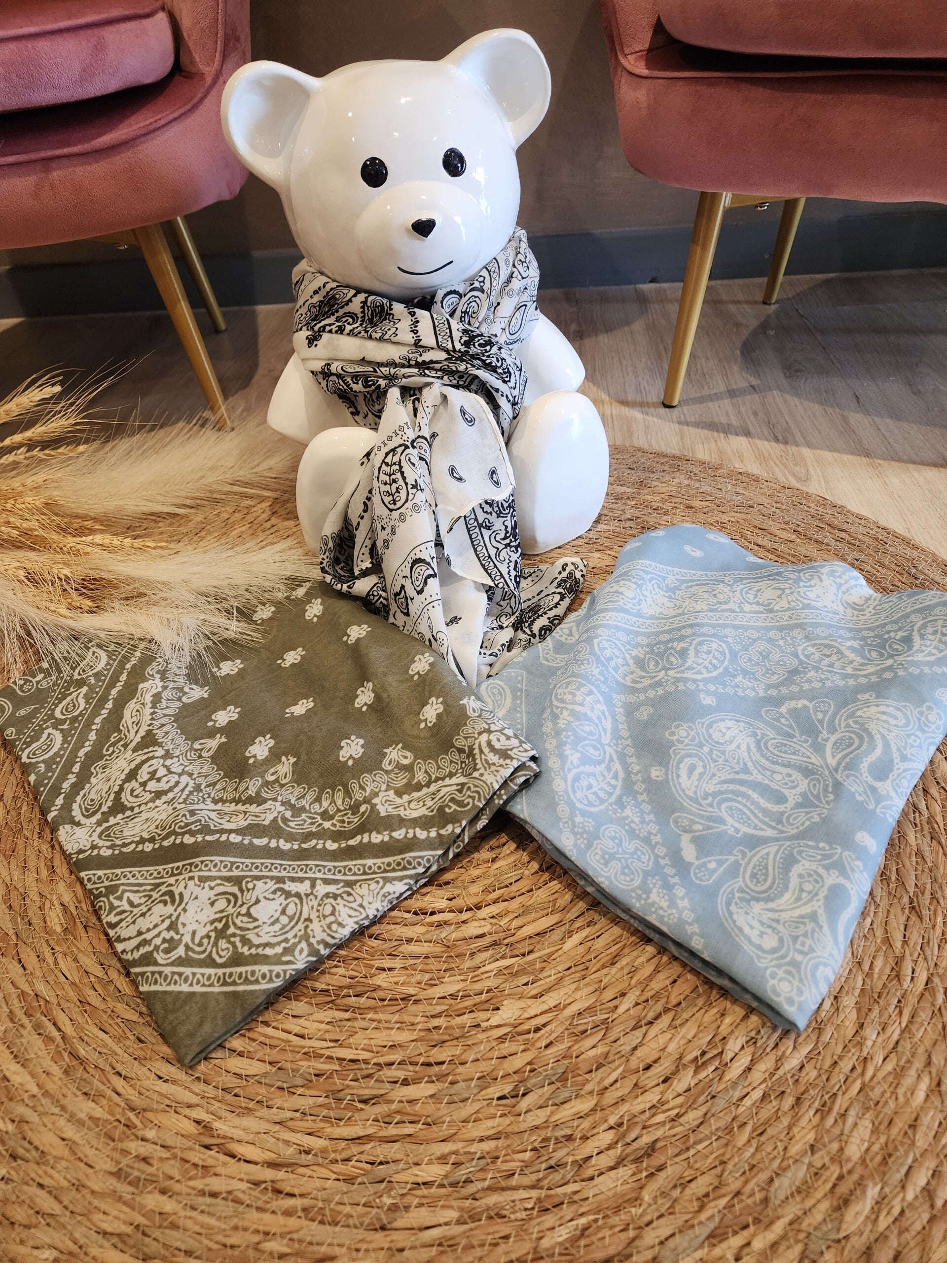 Foulard motif bandana