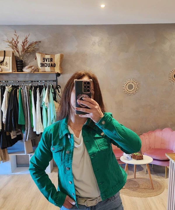 Veste Jeans verte