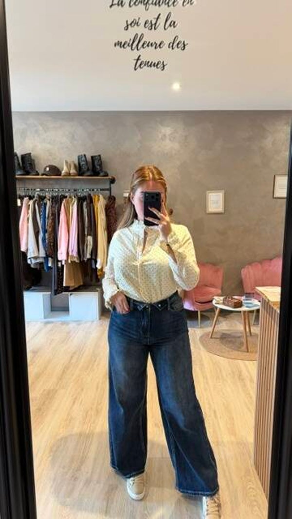 Jeans Anne ceinture retourné