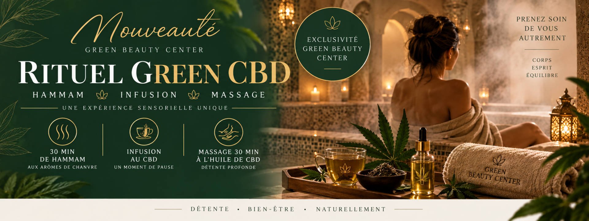 Rituel Green CBD à Nice - Green Beauty Center