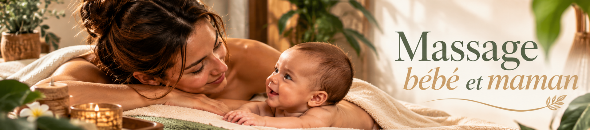 Massage bébé et maman à Nice