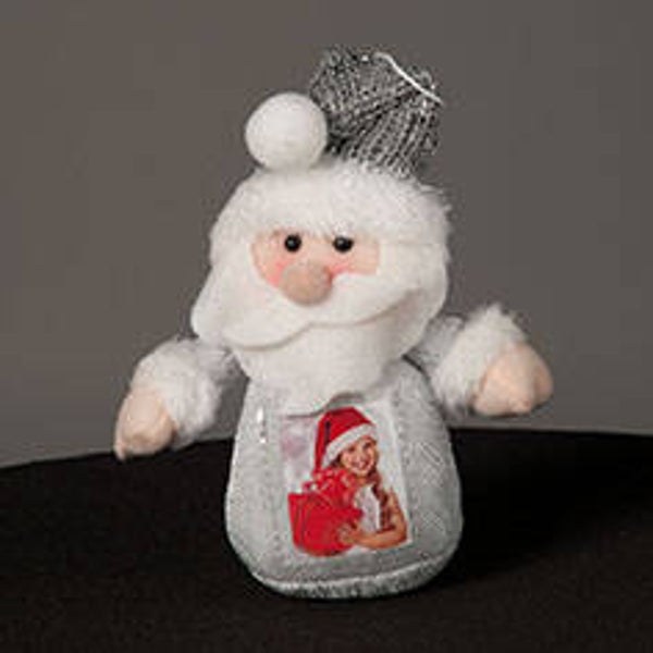 Kerstman (grijs) voor pasfoto