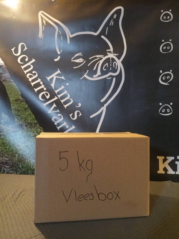 Vleesbox met diverse soorten, 5 kg