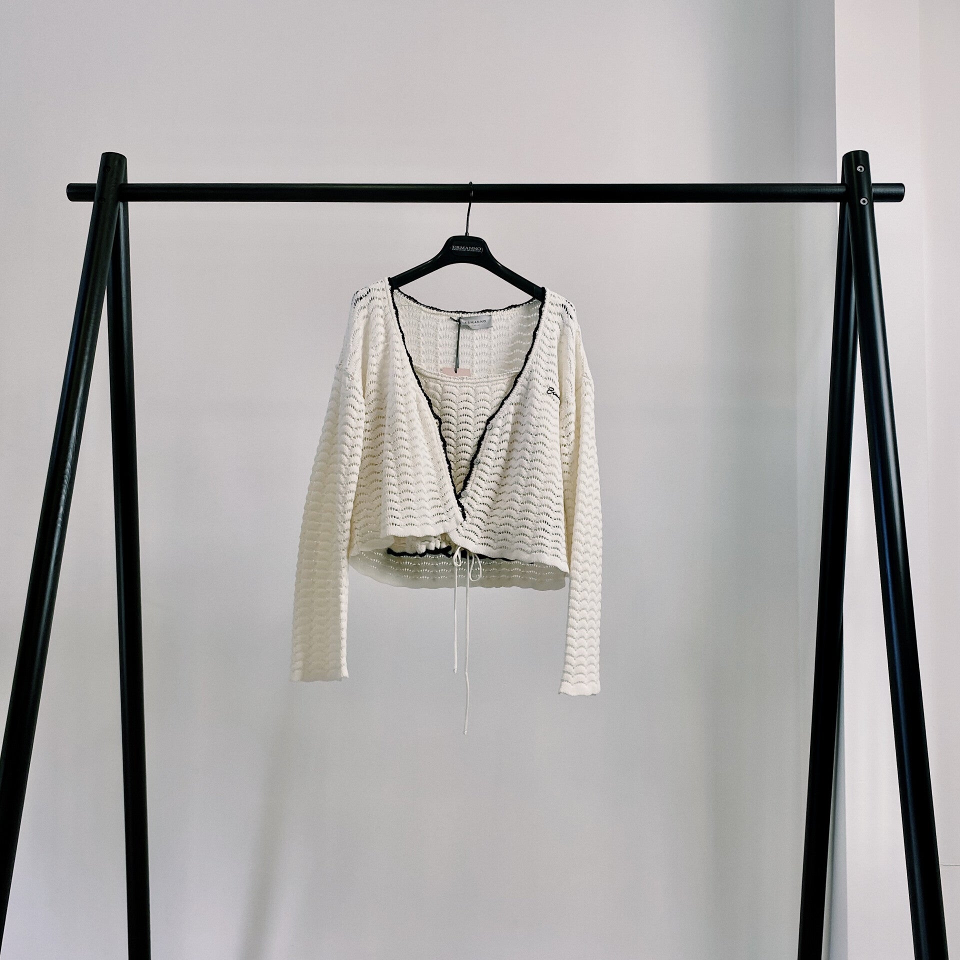 ERMANNO FIRENZE '21: Gecrocheerde cardigan