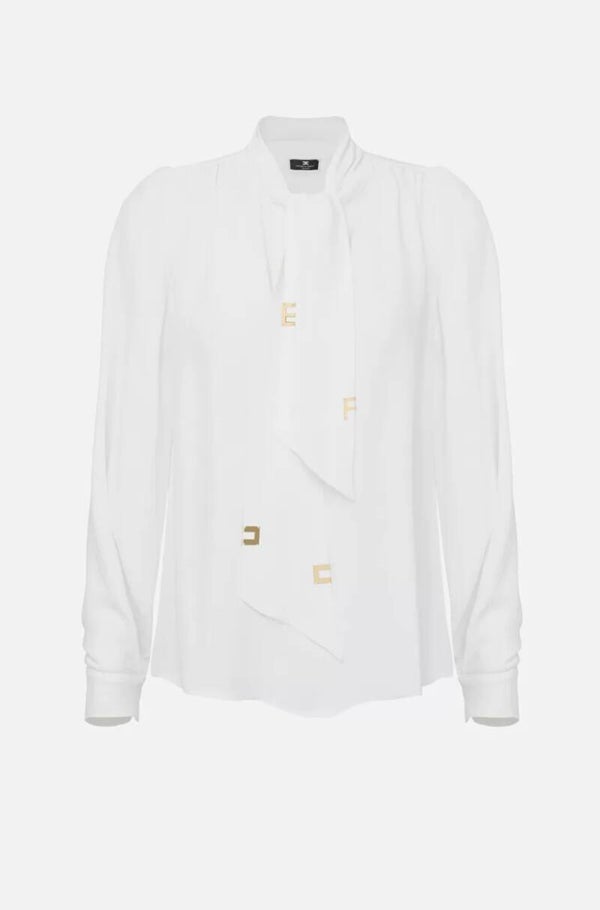 Elisabetta Franchi FW ‘21: blouse met sjaaltje