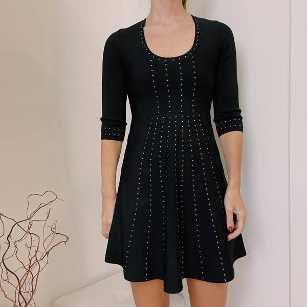 TWINSET FW  '21: korte jurk met studs