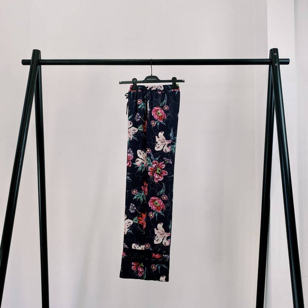 ERMANNO FIRENZE '21: Broek in bloemenprint