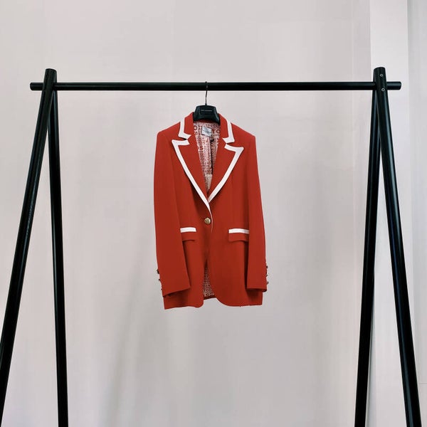 SS '21 Atos Lombardini: Blazer met contrasterende details