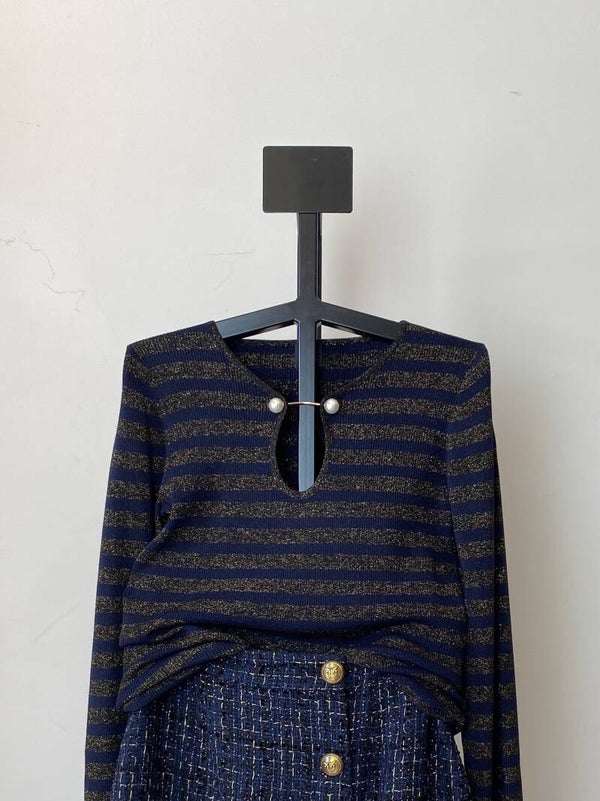 FW '20 Pinko: lurex pull strepen