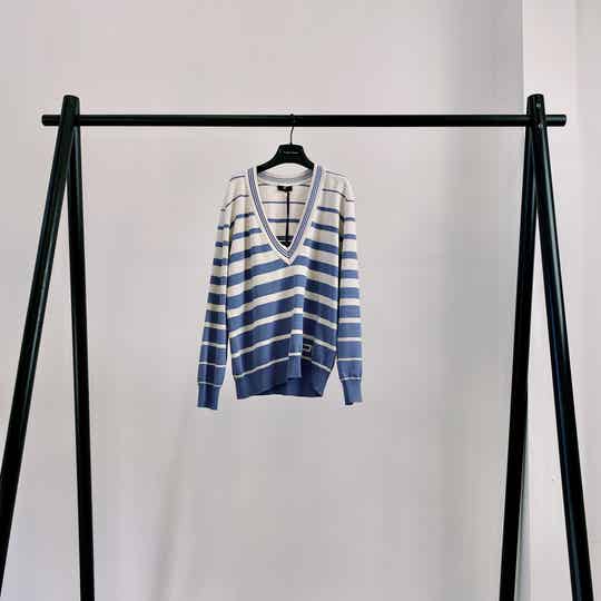 ELISABETTA FRANCHI SS  '21: Tricot v-hals