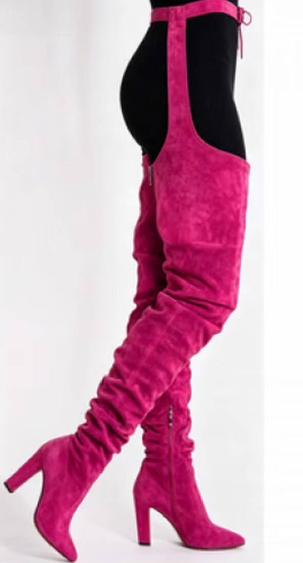 Elegant over the knee boots