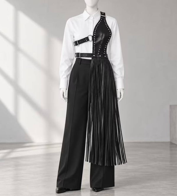 Adjustable Fringe Harness Halter