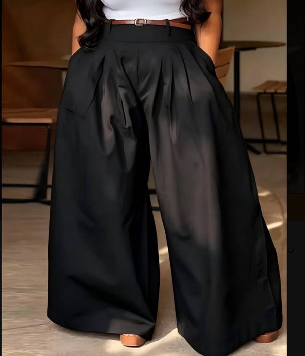Casual wide legged trousers