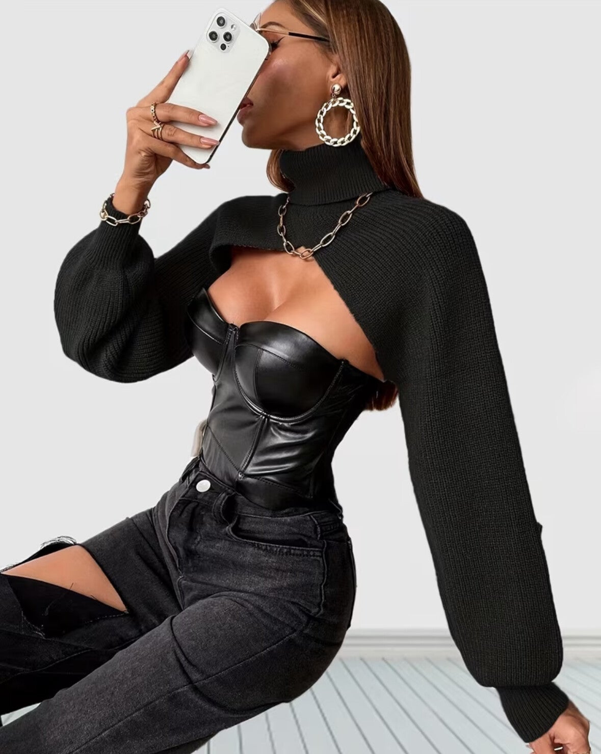 Neck pullover Sweater