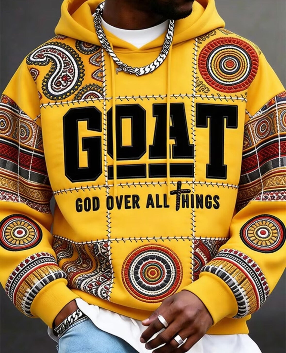 Personalized THE GOAT hoodie