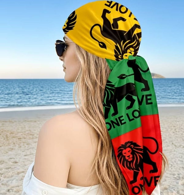 Reggae Lion/ One Love scarf