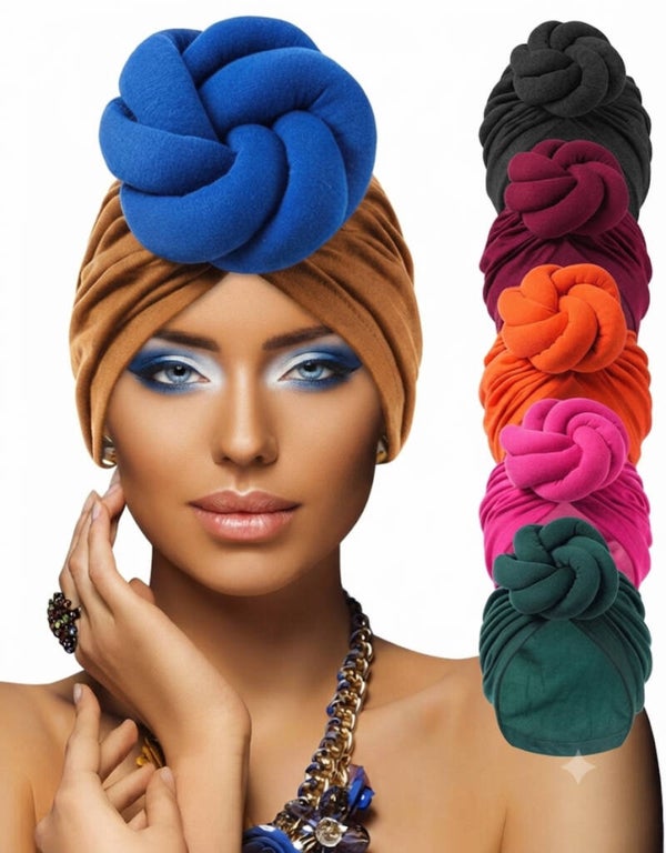 Polyester Turban Caps