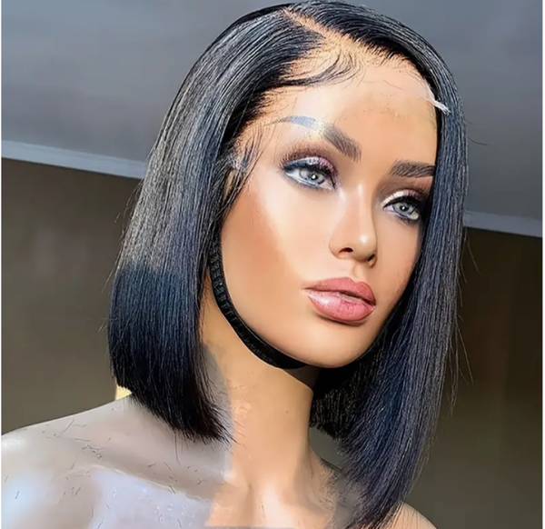 Natural Black - Straight Human Hair Wigs