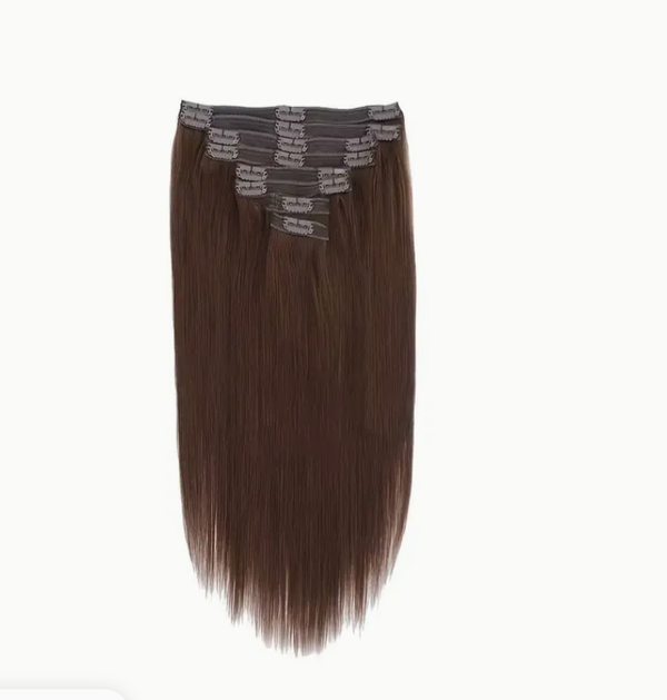 #4-100% Remy Human Hair Clip-In Extensions
